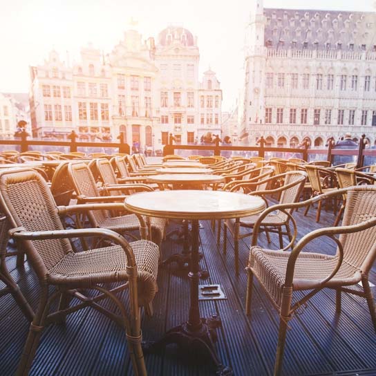 Belgium cafe chairs